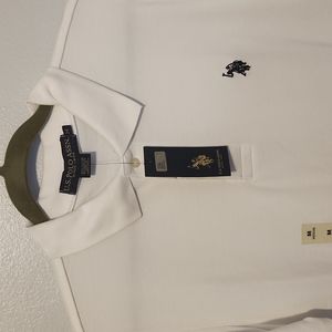 U.S. Polo Assn. (M) Men's Polo, White